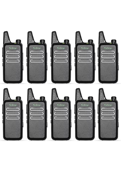 10 Adet Baofeng Tkstar Line Wln Kd-C1 Baofeng Vt-C2 Type-C Şarjlı Pmr 446 Türkçe Konuşan El Telsizi