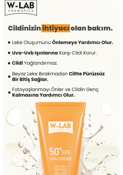 SPF 50+ yüksek korumalı güneş kremi, UVA ve UVB ışınlarına karşı etkili, tüm cilt tipleri için ideal fırsatları