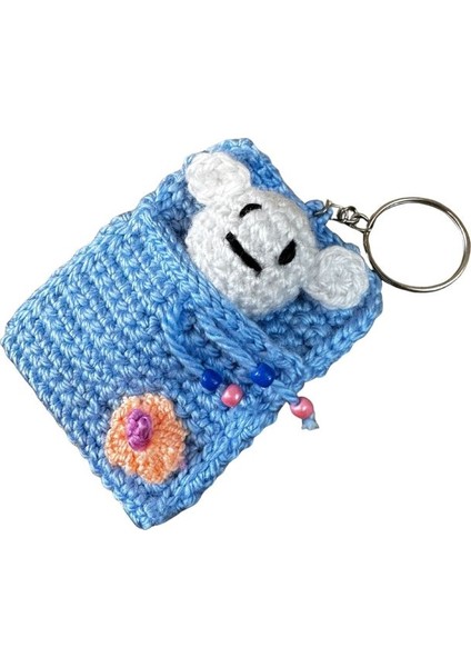 El Yapımı Keseli Ayıcık Örgü Mini Anahtarlık fırsatları