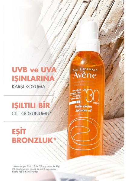Huile Solaire SPF30 güneş korumalı vücut yağı 200 ml – nemlendirir, UVA ve UVB ışınlarına karşı koruma sağlar modelleri