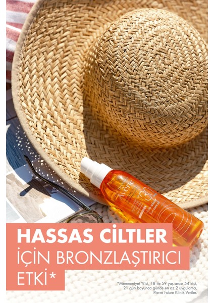 Huile Solaire SPF30 güneş korumalı vücut yağı 200 ml – nemlendirir, UVA ve UVB ışınlarına karşı koruma sağlar