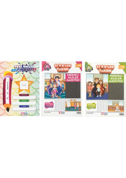 Starlar Takımı Okul Öncesi Eğitim Seti Minipa Çocuk fiyatları