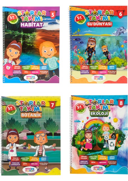 Starlar Takımı Okul Öncesi Eğitim Seti Minipa Çocuk modelleri