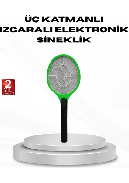 Bfs Yüksek Gerilimli Elektronik Sinek Raket – Sessiz, Kimyasız ve Güvenli Kullanım