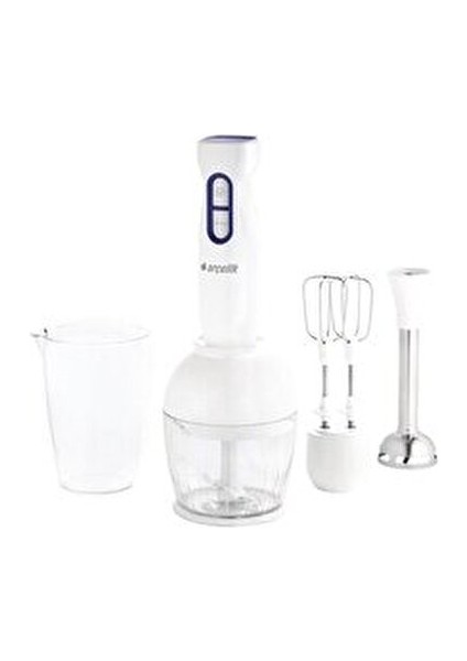 K 1253 Hbs El Blender Seti 550 W Güçlü Turbo Fonksiyonu 900 ml Kapasiteli Beyaz