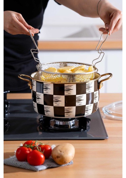 Qualita King Emaye Fritöz Tencere - 22 cm fiyatları