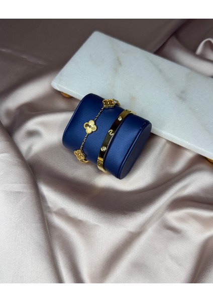 Kombin Bileklik Çiçek Desenli Bileklik ve Kelepçe fiyatları