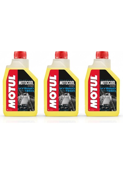 ⭐ 3'lü Avantaj Paketi: Motul Motocool Expert Hybrid Tech Antifriz 3 x 1 Litre (Güncel Tarihli)