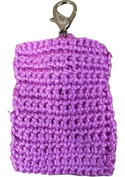 1315 El Yapımı Pembe Keseli Ayıcık Örgü Mini Anahtarlık fırsatları