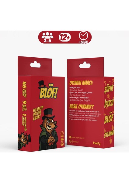 Köstebek Kutu Oyunu Kart Oyunu Sahtekar Kelime Oyunu Arkadaşlarla Aile Ile Oynanabilen Oyun Blöf Mod