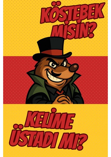 Köstebek Kutu Oyunu Kart Oyunu Sahtekar Kelime Oyunu Arkadaşlarla Aile Ile Oynanabilen Oyun Blöf Mod fiyatları