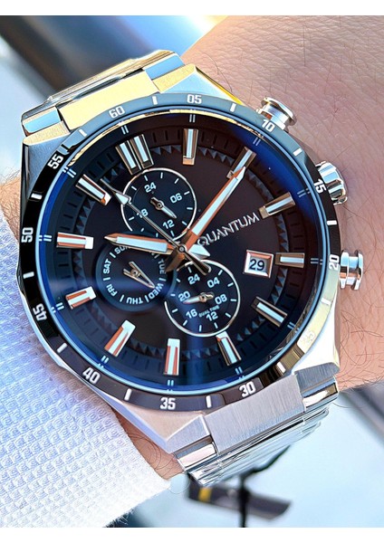 Çelik Kordon Italyan Bileklikli 10 Atm Suya Dayanıklı 2 Yıl Garantili Erkek Kol Saati EQ.360 fiyatları