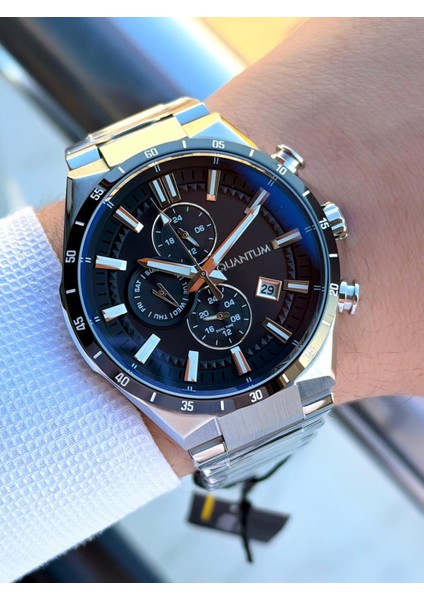 Çelik Kordon Italyan Bileklikli 10 Atm Suya Dayanıklı 2 Yıl Garantili Erkek Kol Saati EQ.360 modelleri