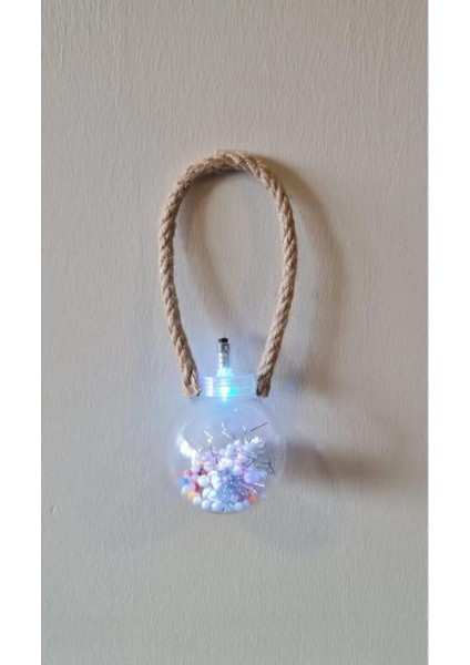 Hasır Ipli Şeffaf Küre LED Işıklı fiyatları