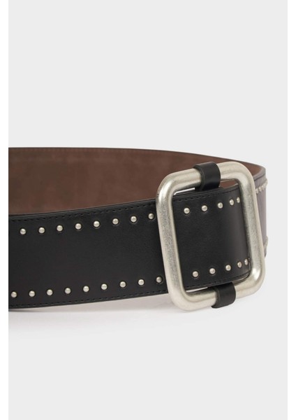 Kadın Büyük Toka Suni Deri Jean Kemeri E1280AXNS indirimleri