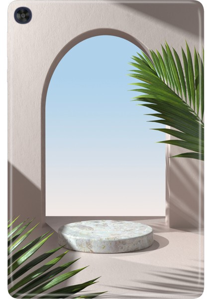 Huawei Matepad T10S-4 10.1" Kılıf Tablet Için Desenli Silikon Kapak - Sunlight