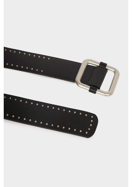 Kadın Büyük Toka Suni Deri Jean Kemeri E1280AXNS