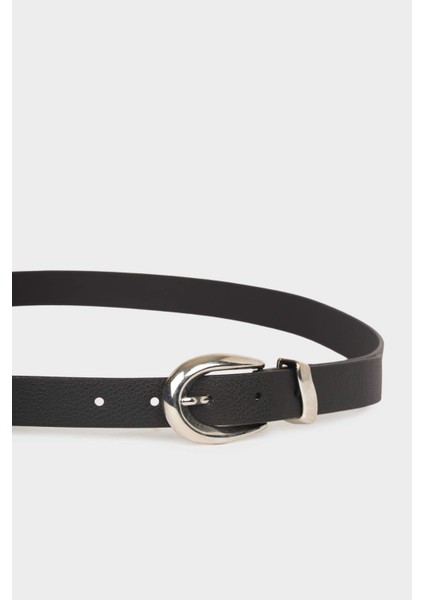 Kadın Suni Deri Jean Kemeri F8370AXNS indirimleri