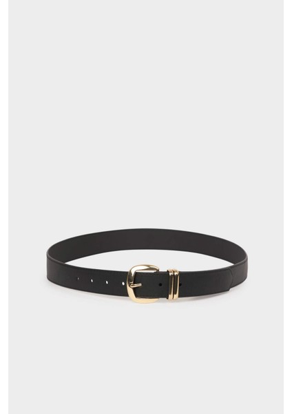 Kadın Dikdörtgen Toka Suni Deri Jean Kemeri F8375AXNS fırsatları