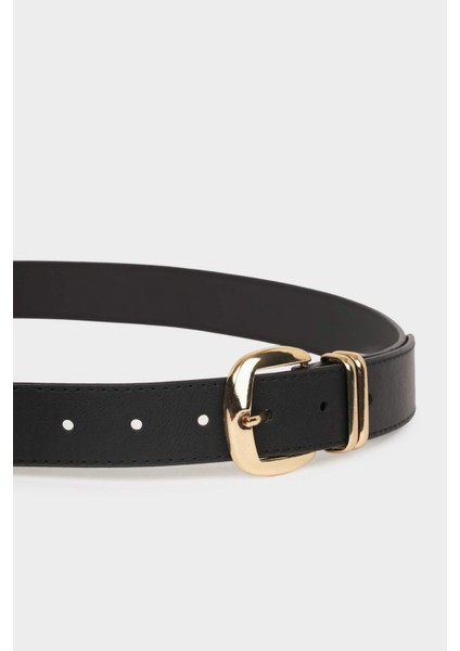 Kadın Dikdörtgen Toka Suni Deri Jean Kemeri F8375AXNS indirimleri