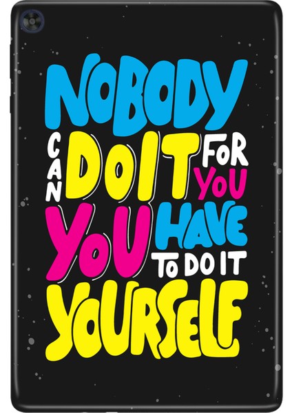 Huawei Matepad T10S-4 10.1" Kılıf Tablet Için Desenli Silikon Kapak - Kendin Yapmalısın