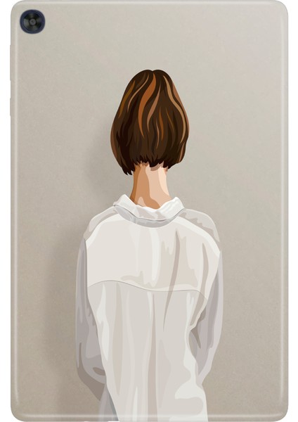 Huawei Matepad T10S-4 10.1" Kılıf Tablet Için Desenli Silikon Kapak - Küstüm