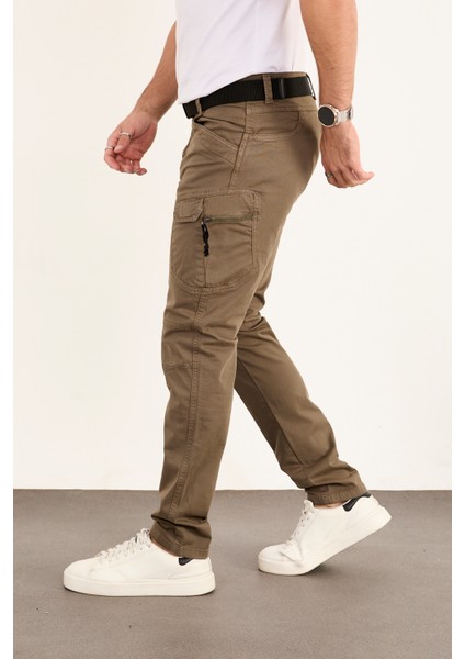 Taktikal Kargo Pantolon Rahat Kesim Cepli Likralı Gabardin Kumaş Yeni Sezon indirimleri