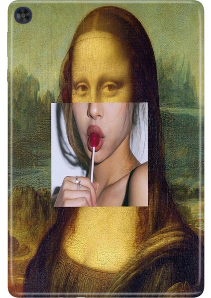 Huawei Matepad T10S-4 10.1" Kılıf Tablet Için Desenli Silikon Kapak - Monaelizabeth