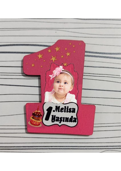 1 Yaş Ahşap Mdf Magnet – Kişiye Özel Doğum Günü Hatırası 7 Cm Fotoğraflı Magnet 25 Adet fırsatları