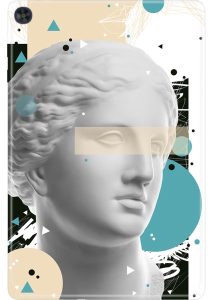 Huawei Matepad T10S-4 10.1" Kılıf Tablet Için Desenli Silikon Kapak - Venuspopart