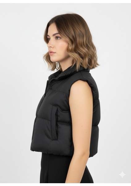 Yakalı Şişme Yelek Siyah fiyatları