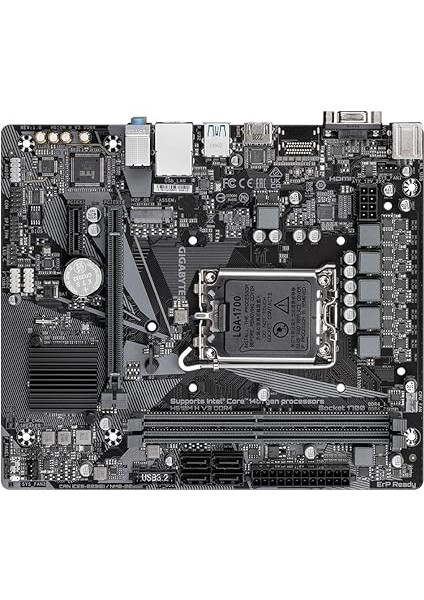 H610M H V3 Ddr4 Anakart - Intel Core 14. Cpu'ları Destekler, 4+1+1 Hibrit Fazlı Dijital Vrm, 3200 Mhz'e Kadar Ddr4, 1 x Pcıe 3.0 M.2, Gbe Lan, USB 3.2 Gen 1 fırsatları