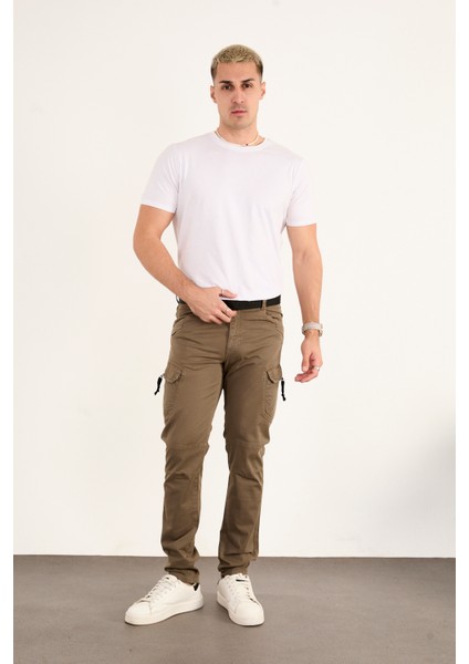 Taktikal Kargo Pantolon Rahat Kesim Cepli Likralı Gabardin Kumaş Yeni Sezon