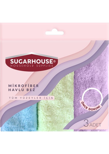 Mikrofiber Havlu Bez 3'lü