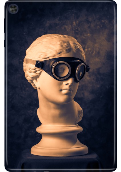 Huawei Matepad T10S-4 10.1" Kılıf Tablet Için Desenli Silikon Kapak - Heykeltema