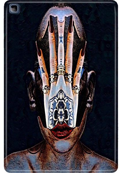 Honor Pad X8 10.1" Kılıf Tablet Için Desenli Silikon Kapak - Kabilesanatı