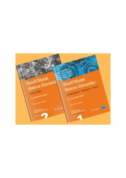 Roloff/matek Makine Elemanları - Standardizasyon, Hesaplama, Tasarım (2 Cilt) - Dieter Jannasch , Herbert Wittel , Dieter Muhs ,