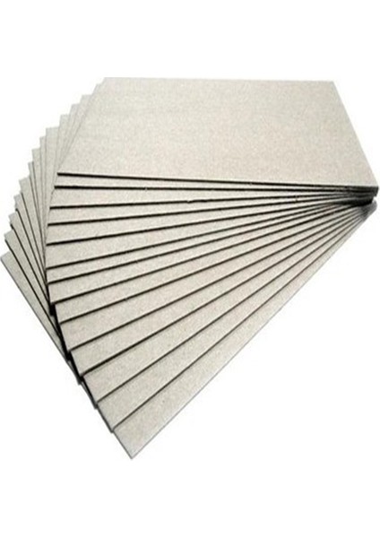 Orka Kagıt 30 Adet Gri Mukavva 2 mm 50X70 cm Gri Sert Karton , Sert Mukavva