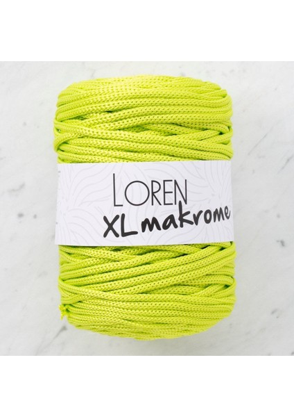 Loren Xl Makrome Fıstık Yeşil El Örgü Ipi - R042 - 33707