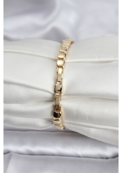 14K Gold Renk Kaplama Zirkon Taşlı cm Kadın Bileklik - Lisinya fiyatları