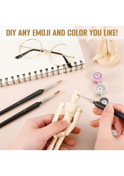 9 Parça Sanatçı Manken Modeli Ahşap Manken Çizimi Hareketli Figür Modeli Standlı Esnek Eklemli Manken (Yurt Dışından) indirimleri