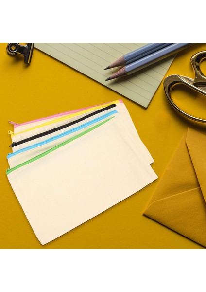 30 Adet Kanvas Makyaj Çantası, Fermuarlı Kese, Kalem Kutusu, Seyahat Için El Sanatları Çantaları, El Sanatları, Okul, Çok Renkli Fermuarlar (Yurt Dışından) fiyatları