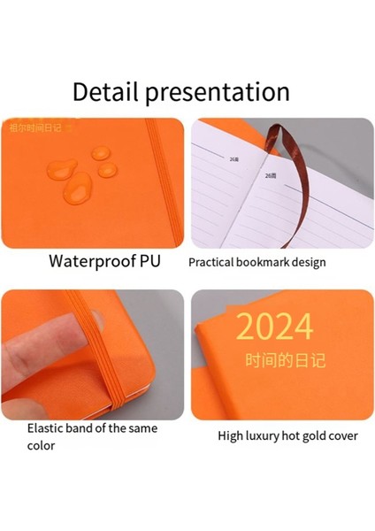 2024 Cep Planlayıcı Takvimi 2024, Cepli, Lastikli Kapatmalı, Not Sayfalı, Aylık Sekmeli Mavi Haftalık Aylık Planlayıcı (Yurt Dışından) fırsatları