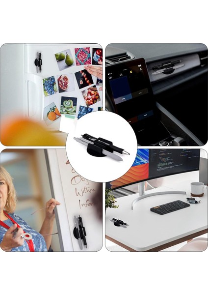Adet Yapışkanlı Silikon Kalemlik, Kalem Klipsi Seti, Masa, Pano ve Diğer Düz Yüzeyler Için Kalemlik (Yurt Dışından) indirimleri