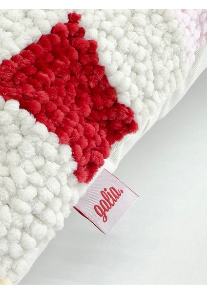 Chess Color - Özel Tasarım Kadife Dama Desenli Punch Kırlent Yastık Kılıfı fırsatları