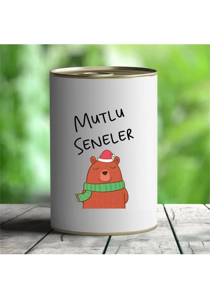 Mutlu Seneler Yılbaşı Hediyesi Şans Kurabiyeleri Konsept Hediye Kutusu (Kutu Içerisinde 5 Adet Şans Kurabiyesi)