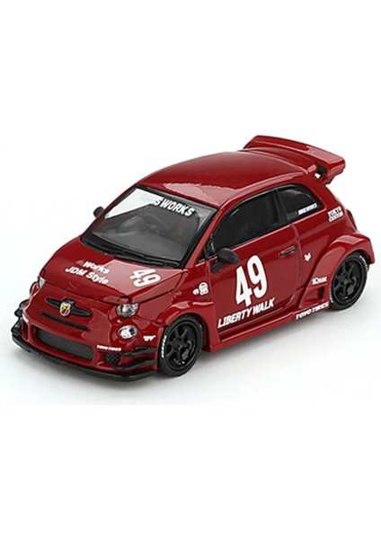 Gt 1/64 Lb-Wor x Abas Works Abarth 595 Red - Blister Paket