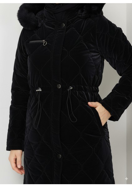 Kadın Beli Bağcıklı Nova Kumaş Mont indirimleri