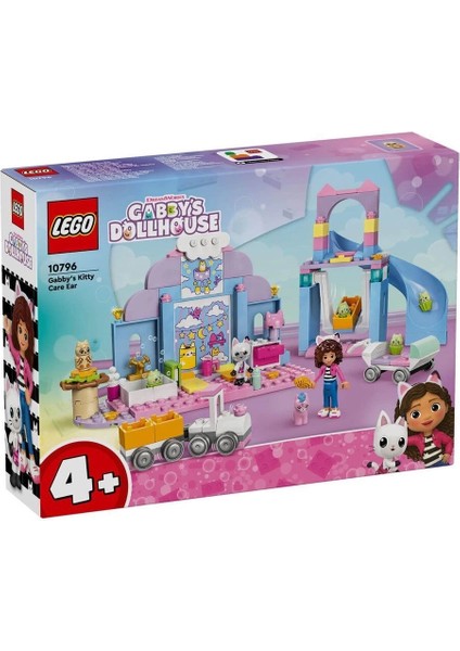 Buğz 10796 LEGO Gabby’s Dollhouse Gabby'nin Kitty Bakım Odası 165 Parça +4 Yaş
