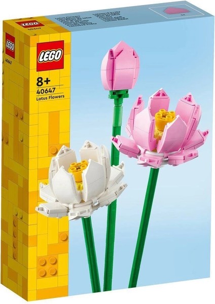 Buğz 40647 Lego® Iconic Botanical Collection Lotus Çiçekleri 220 Parça +8 Yaş fırsatları